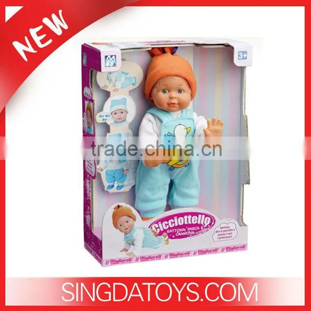 HOT SELLING ! 2014 New Design B033 B/O Baby Fashion Doll