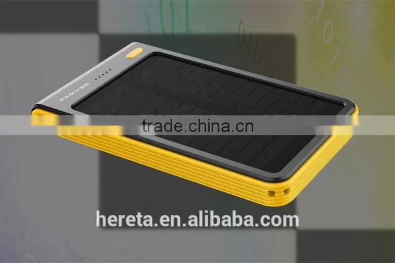 Newest product 8000mah solar power bank