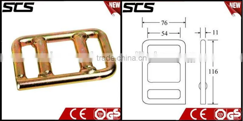 Welded One Way Lashing Buckle For woven Lashing 5000KG
