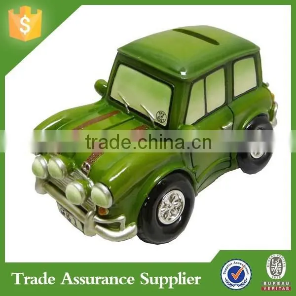 Newest Custom Army Car Run Shape Piggy Bank Resin Gift