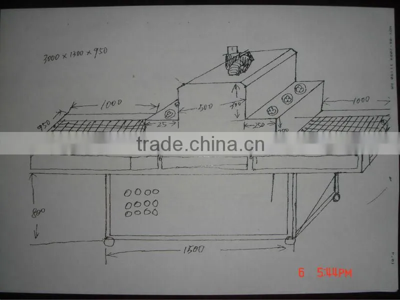 Plane UV Dryer for Screen Printing TM-700UVF