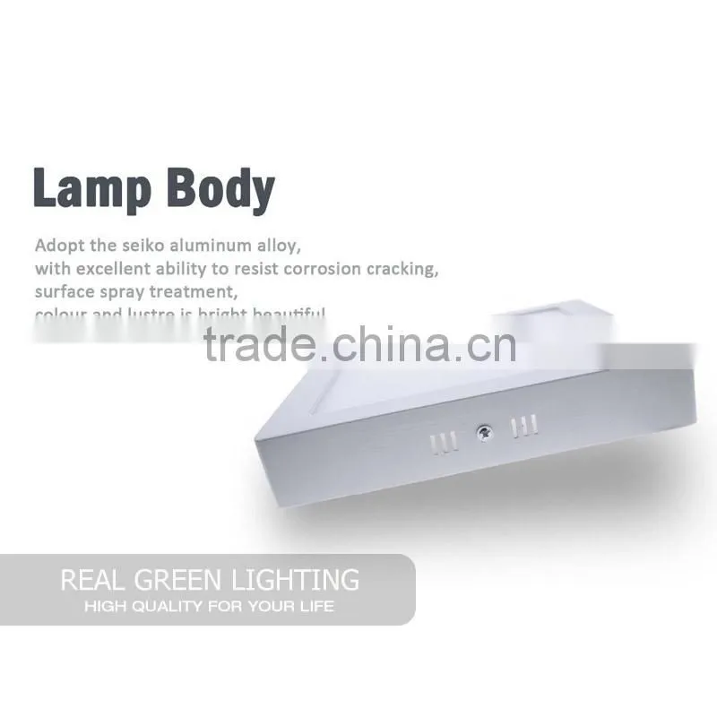Square LED Surface Mounted Panel Light 6w SMD2835 High Luminous