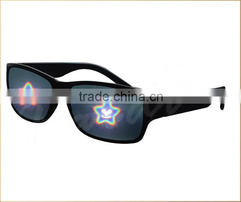HOT Festival 3D plastic diffraction glasses,fireworks glasses