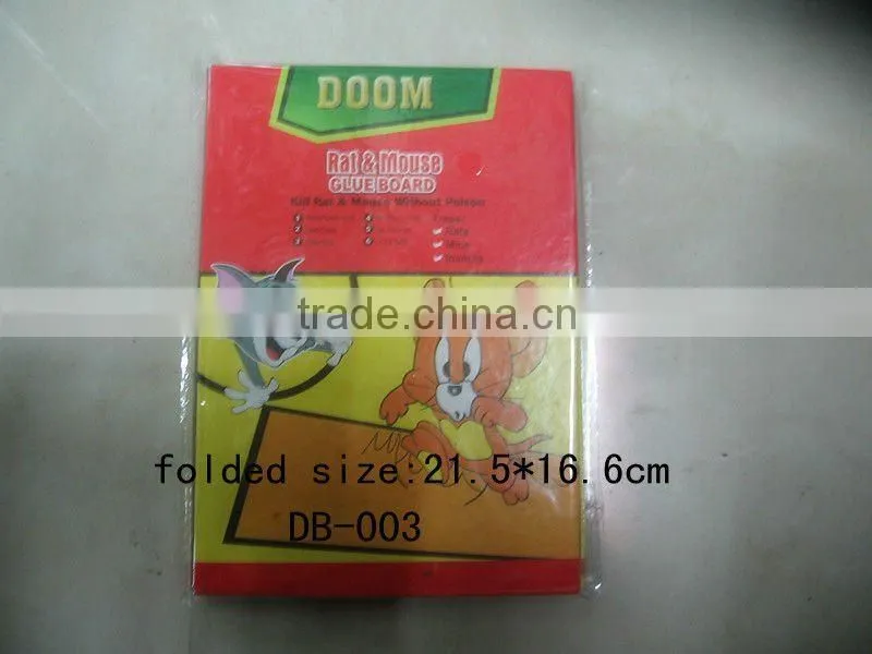 2012 Hot Sale strong adhesive cardboard mouse glue traps
