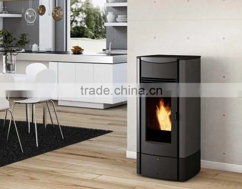 2015 NEW! BLACK wood pellet stove 9KW NB-PH9