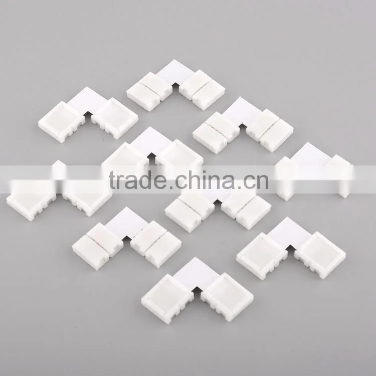 10mm L Shape 4Pin 5050 LED RGB String Solderless Connector