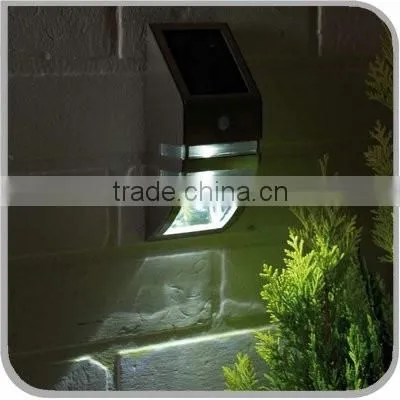 120 led solar powered motion sensor security light