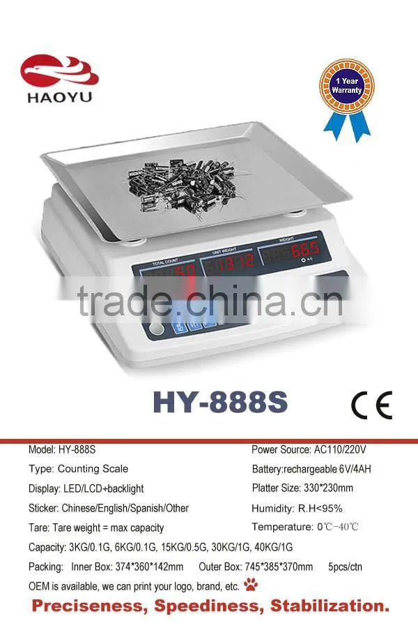 ACS series China calibration electronic weighing portable digital weighing counting scale