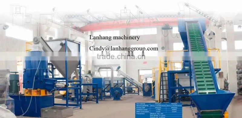 PET Bottle Recycling Machine of Crushing Washing Drying Line