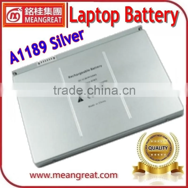 Brand New Silver Color Rechargeable Laptop Battery for Macbook A1189