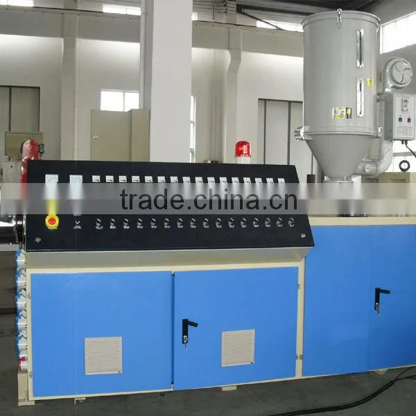 HDPE plastic pipe extrusion machine