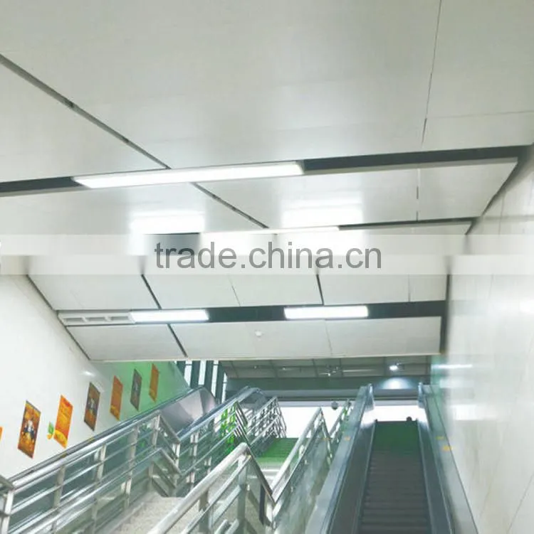 Wood Grain Aluminum Suspended Ceiling Board Home Decoration Ceiling Panel Clip In Ceiling
