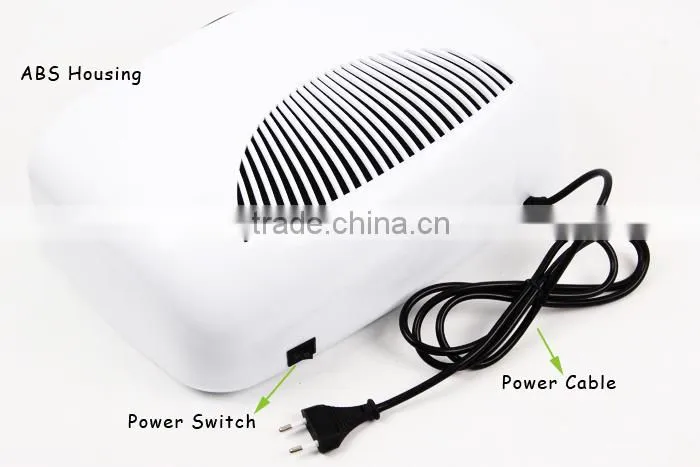 Professional Quick Drying Salon Equipment 42W Nail Art Curing Fan Plus Nail UV Lamp Led