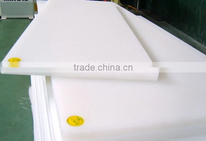 Large rectangular LDPE plastic cutting board