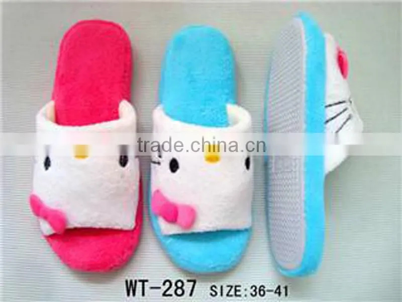 cutest design warm cotton fabric ladies bathroon slipper good price girls house bathroom slipper shoes