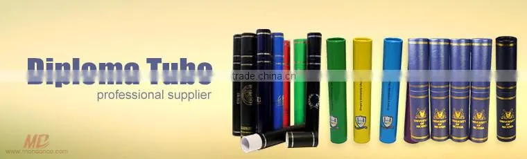 Gold Foil Stamped Colorful Diploma Tube