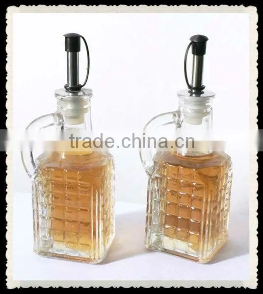 glass oil bottle
