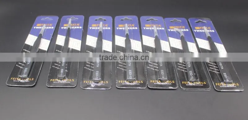 FEITA ESD Anti -static Stainless steel tweezers/hand tweezers/ high quality tweezers