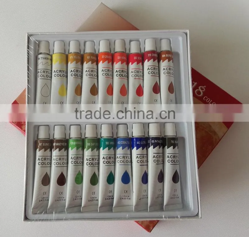 12ml 24color acrylic paints for kids