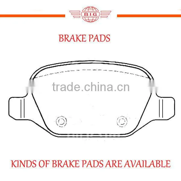 ALFA ROMEO series of vehicle brake pad installed on rear axle