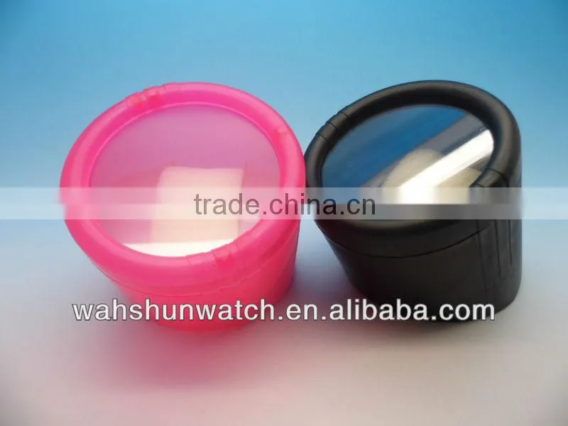 colorful strap transparent plastic watch made in China new product watches