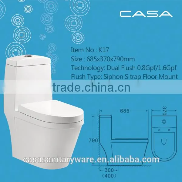 17 inch wash basin factory round drop in CUPC Sink