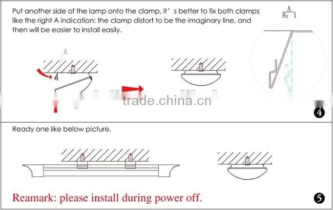 Factory direct sale with CE, TUV wide 4 foot led tube light 36w