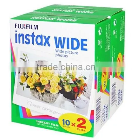 Fuji Fujifilm Instax Wide 40 Sheets Film 210 200 100 500AF Camera Polaroid Instant