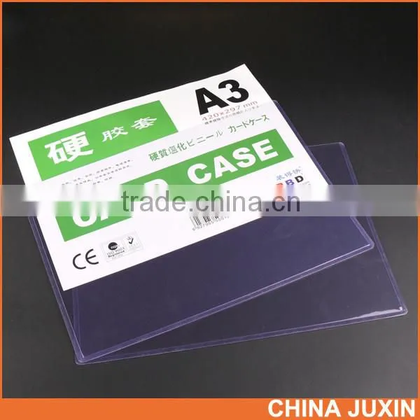 Hot Selling A3 PVC Card Case Rigid PVC Card Case