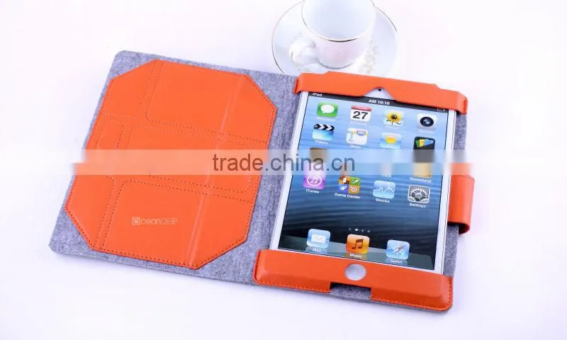new 2014 leather case for ipad mini products made in china