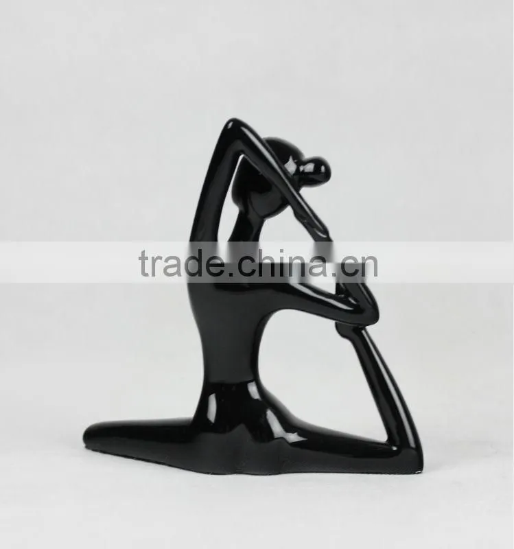 Resin Yoga Figurines, Yoga sculpture, indoor Yoga statue for sale