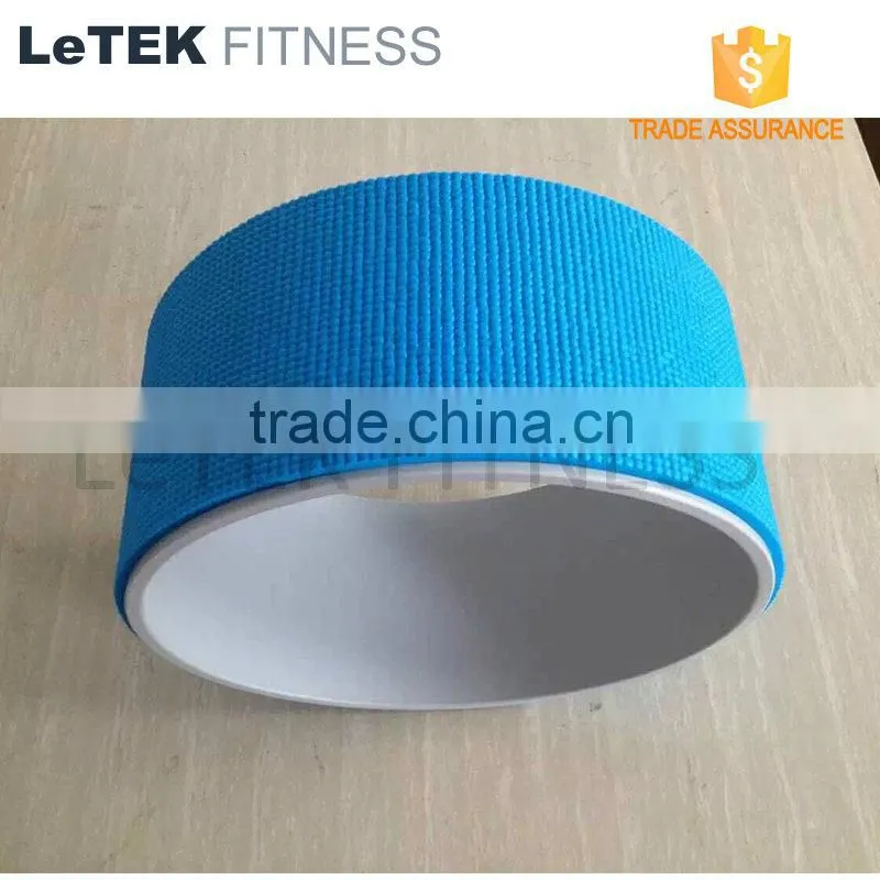 2015 Colorful factory supply PVC Yoga Wheel