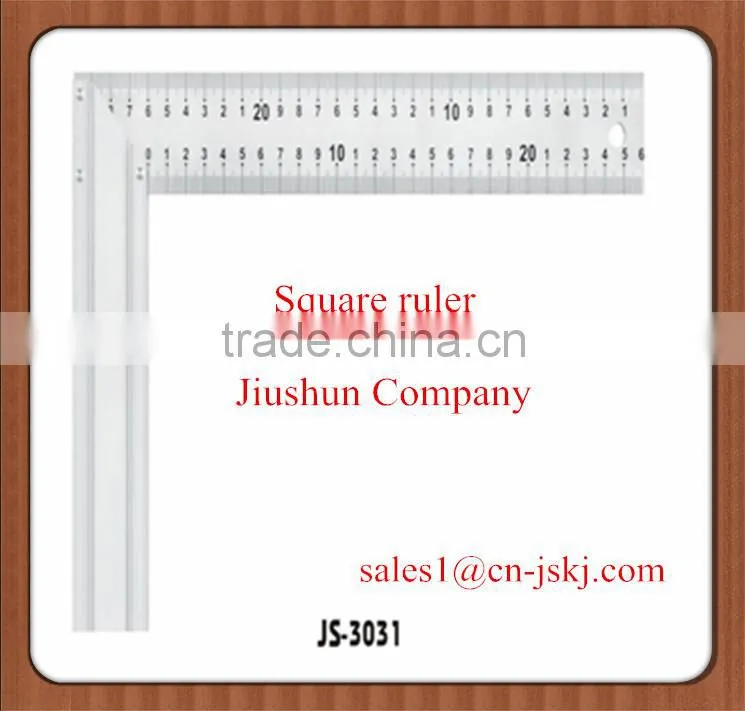 factory direct sale good metal square ruler with aluminium handle