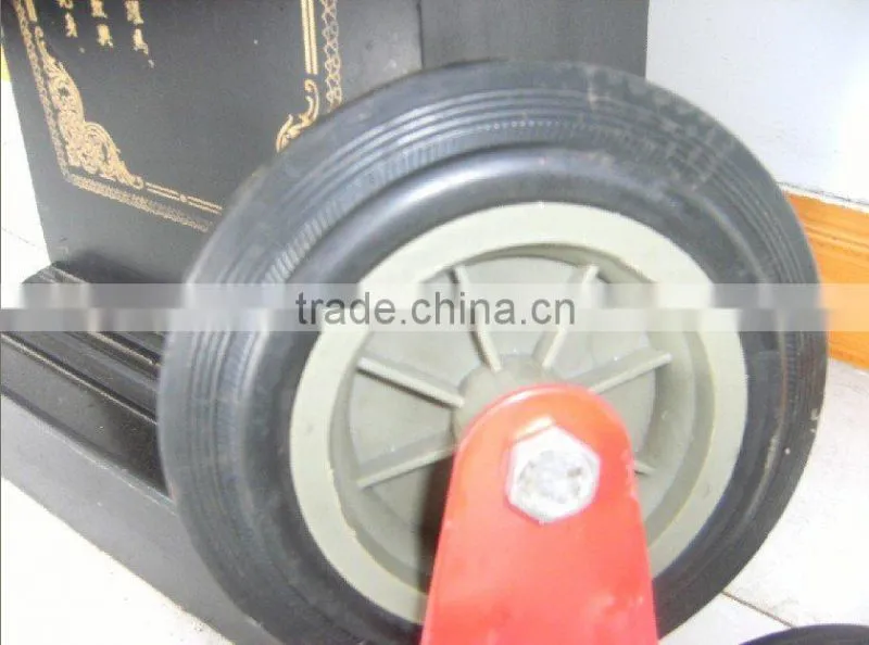 Stair climbing hand sack truck wheels with triangle rim