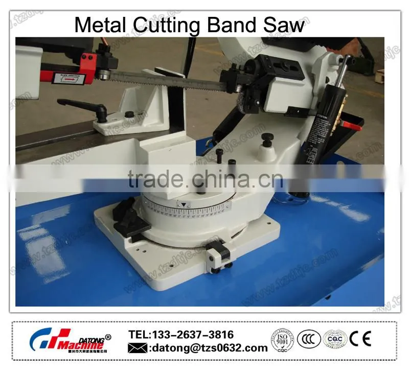 Band Saw For Metal Cutting BS-712GDR Portable Band Sawing Machine