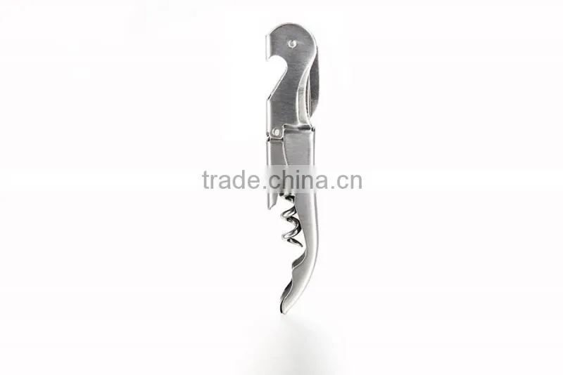 bar tools wine bottle opener wine corkscrew metal stainless steel waiter's wine opener with knife