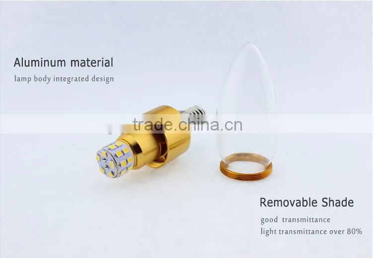 Hot e14 SMD2835 4w led candle lamp led corn light