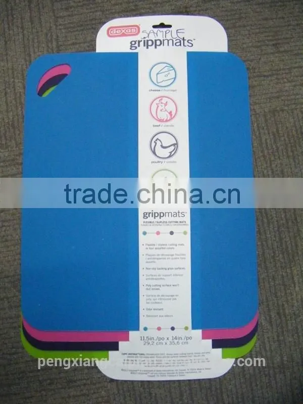 Flexible Plastic chopping board and pp cutting boards