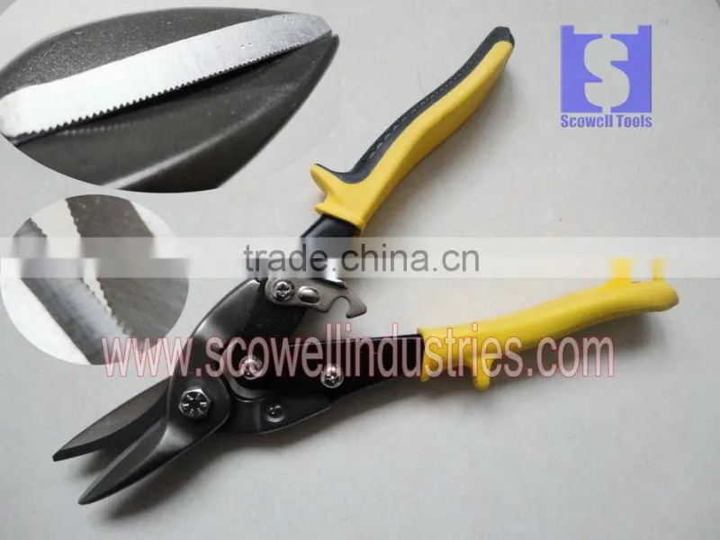 Aviation Tinman Snips CR-V Cutting Head