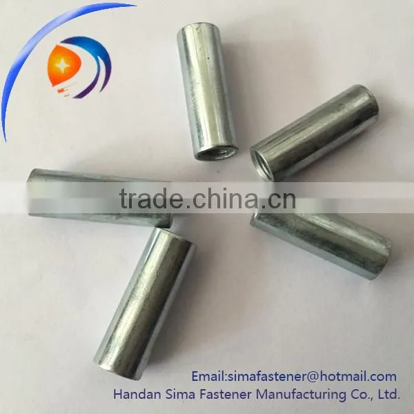 Zinc Plated Steel Round Threaded Nut