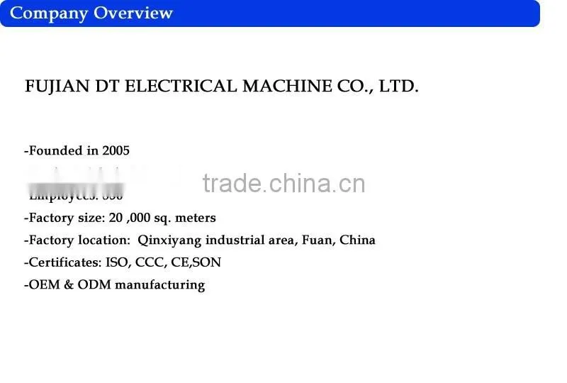 MS three phase electromotor with aluminium housing