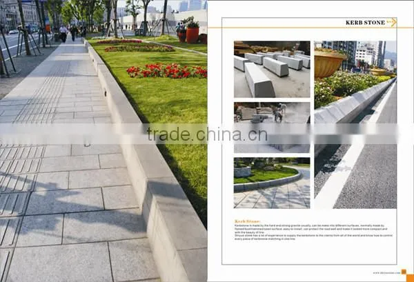 natural black basalt kerbstone