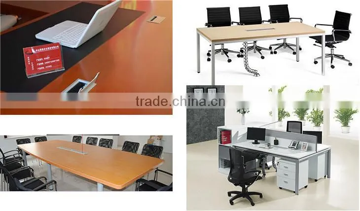 New design office workstation aluminum decorative grommets