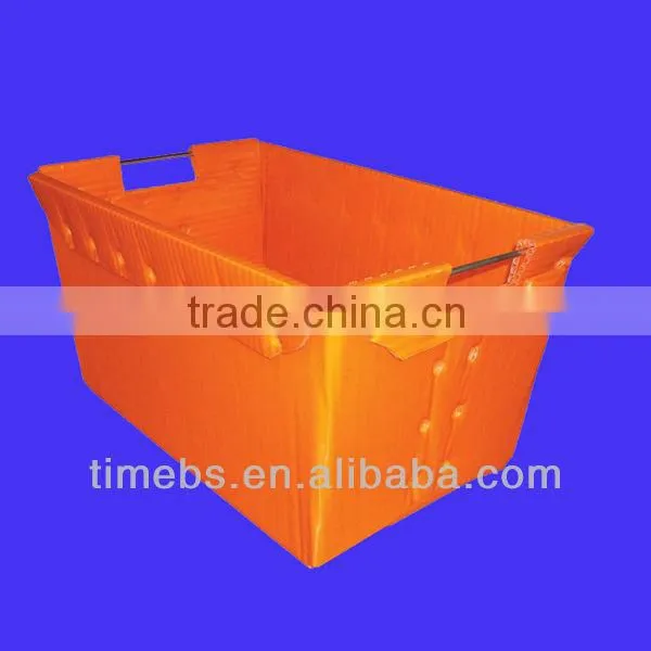 Corrugated plastic totes