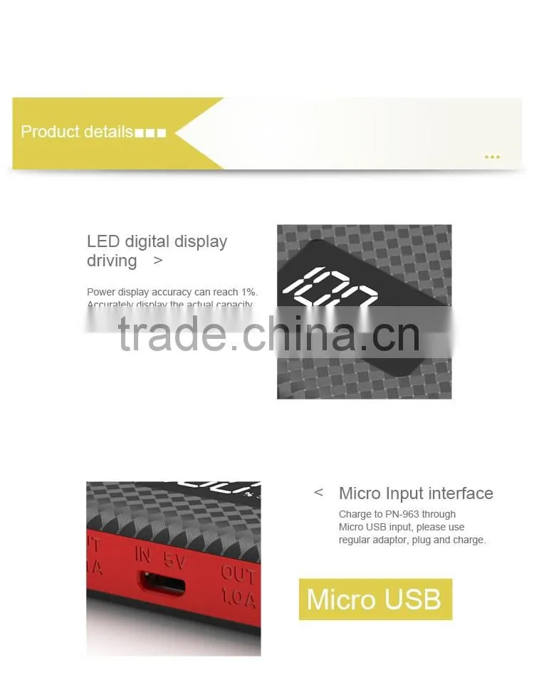 PN-963 10000mAh PINENG Power Bank