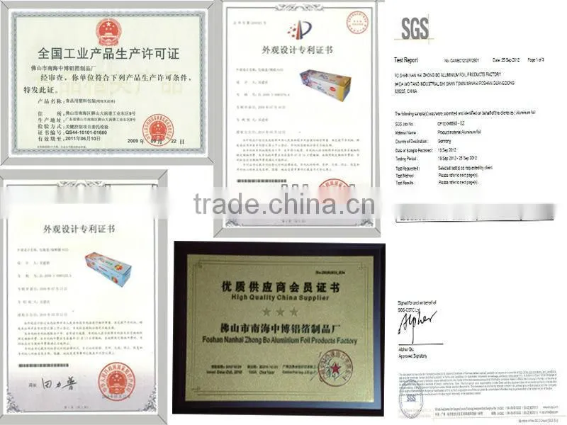 Household aluminium food pack C030