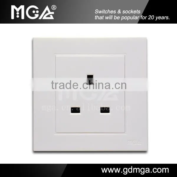 MGA A9 Series uk wall socket with switch