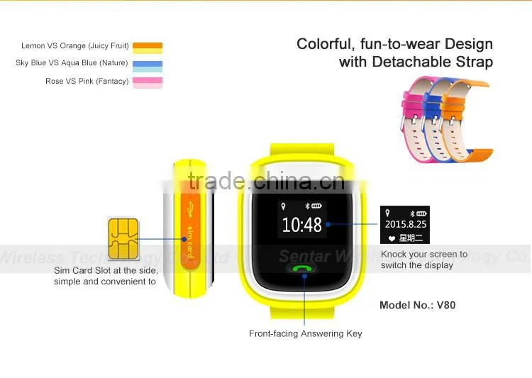 Wrist Watch Anti-lost Smart Locator GPS Tracker SOS GPS Watch for adult