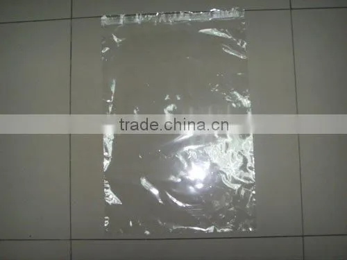 Self adhesive waterproof plastic food packaging bag
