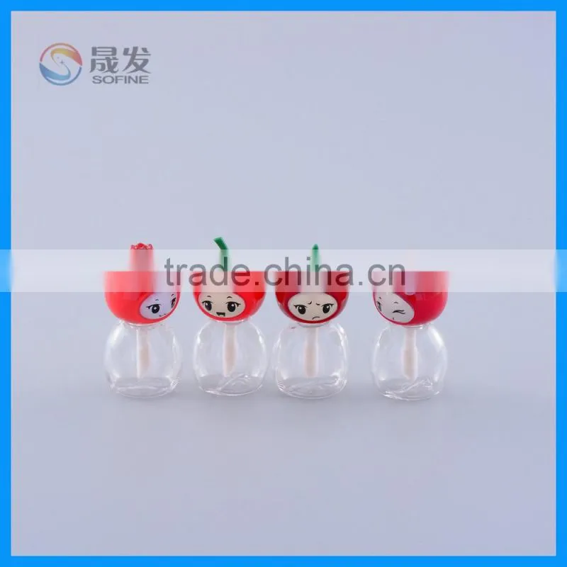 Cute Mini 3ML chirdlen kids lip gloss container